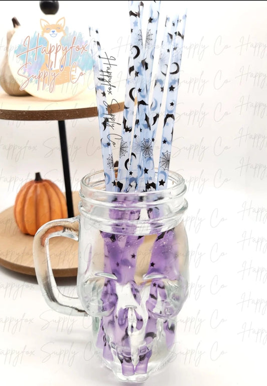 Color Changing Spooky Straws