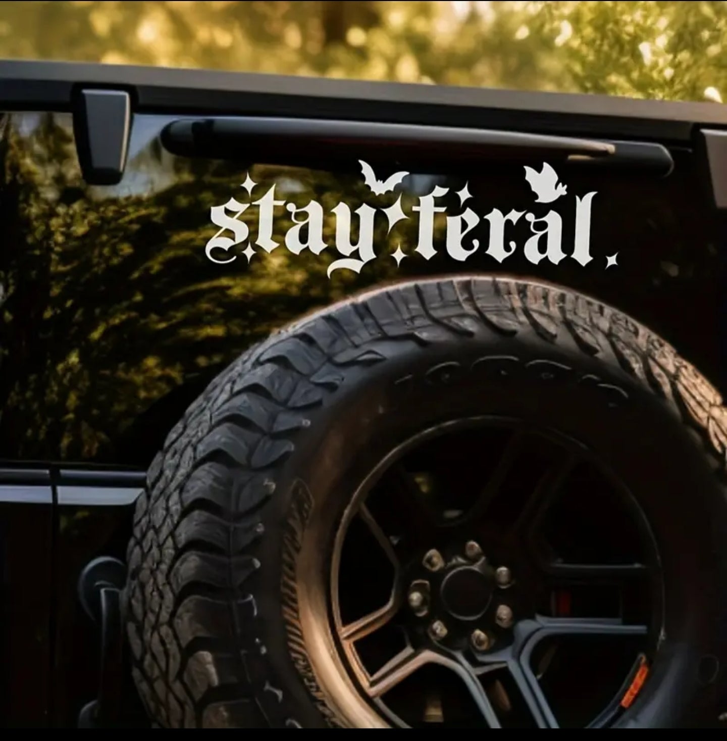 Stay Feral Waterproof Decal