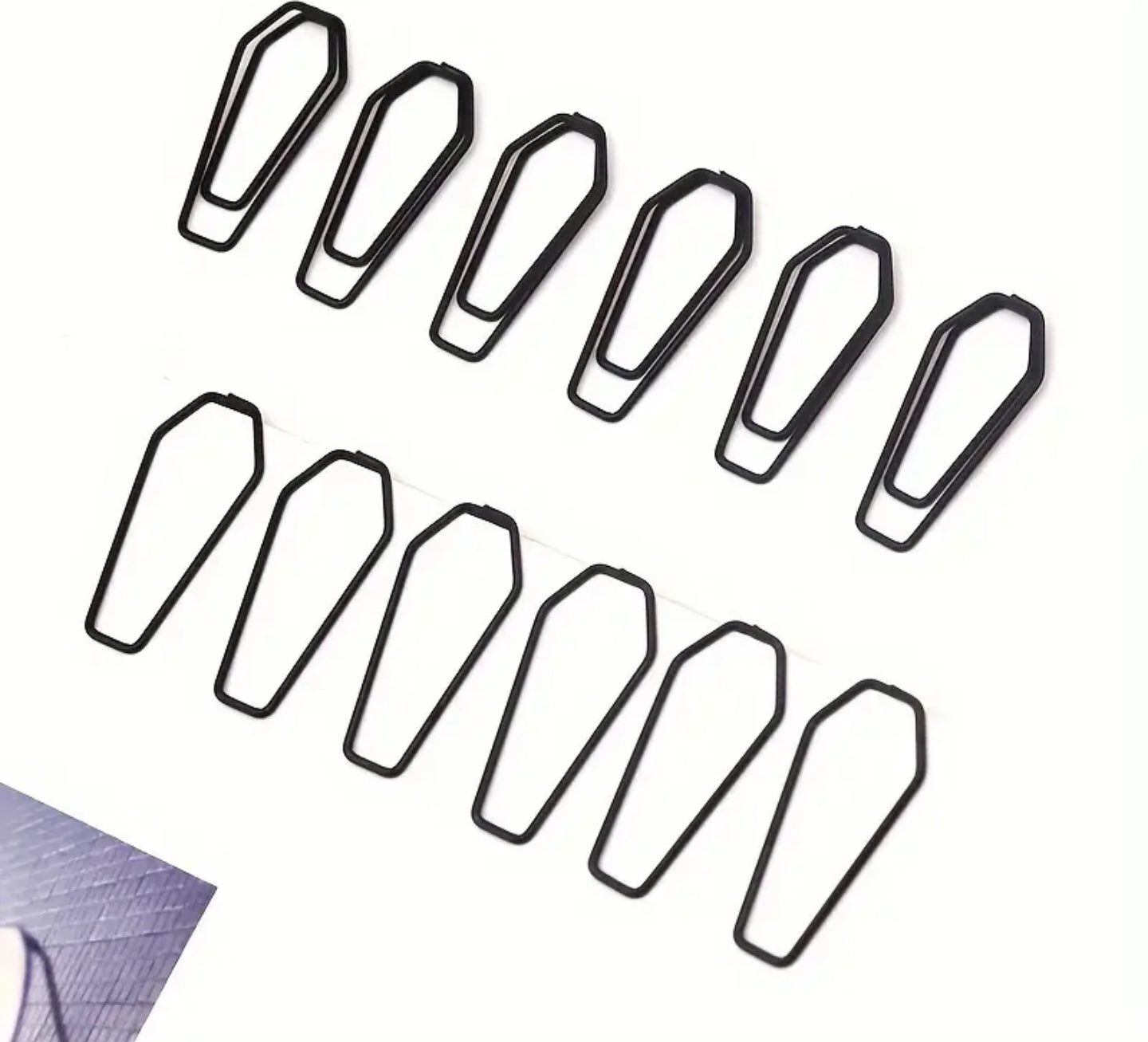 Coffin Shaped Paper Clips