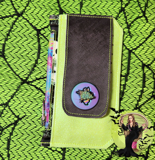 OOAK Glow-In-The Dark Wallet - Lettuce