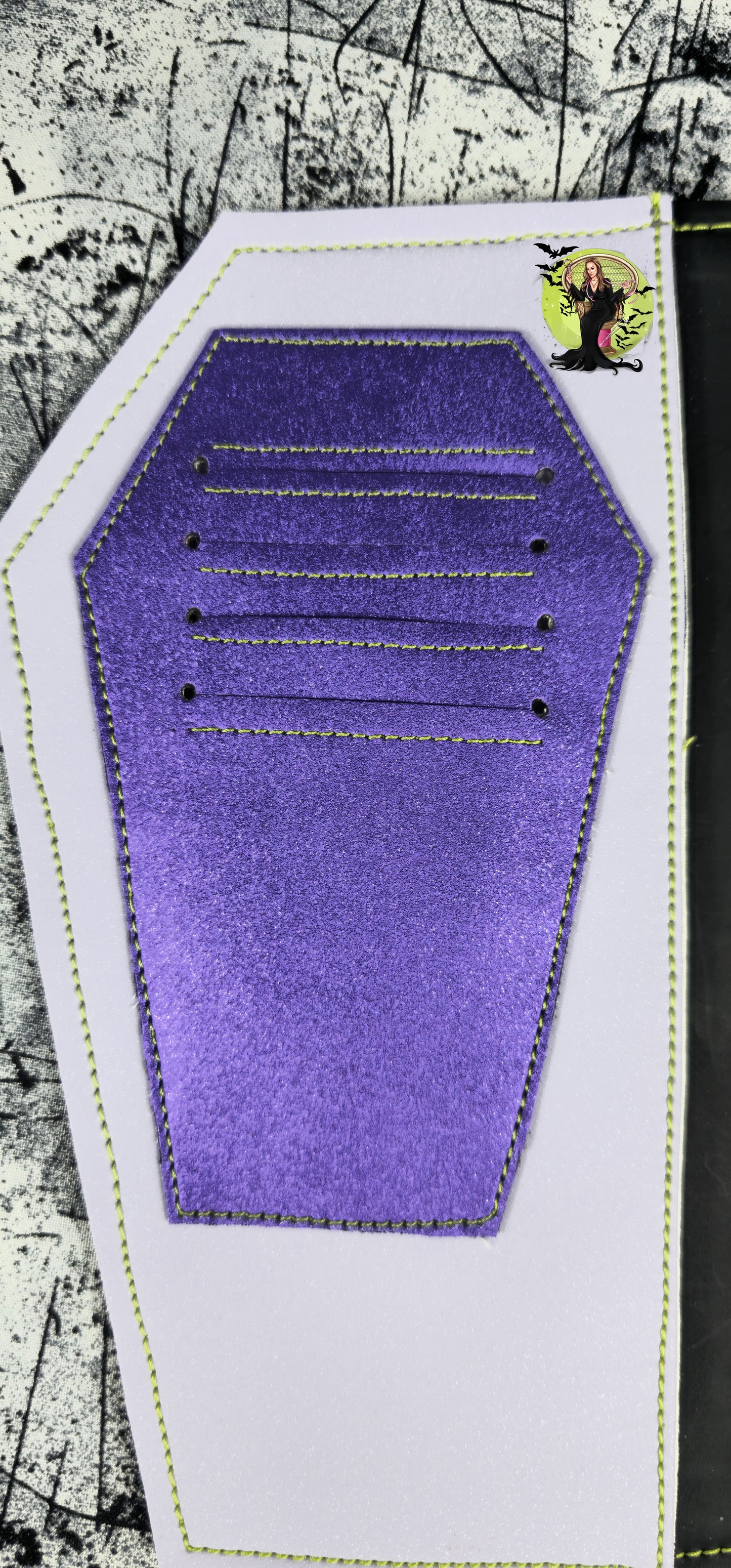 BLUBIRD REVIVED LLC EXCLUSIVE ♡ ONE OF A KIND ♡ Coffin Shaped Refillable Binder