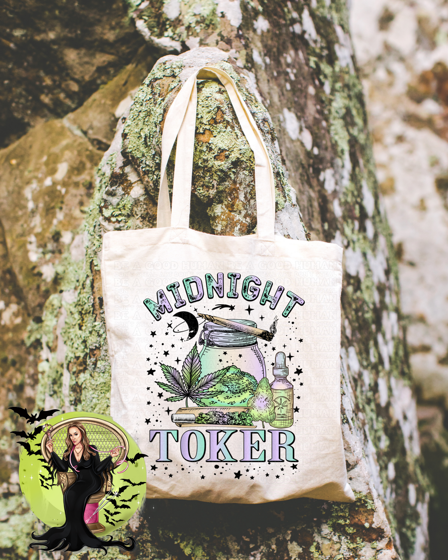 Midnight Canvas Tote