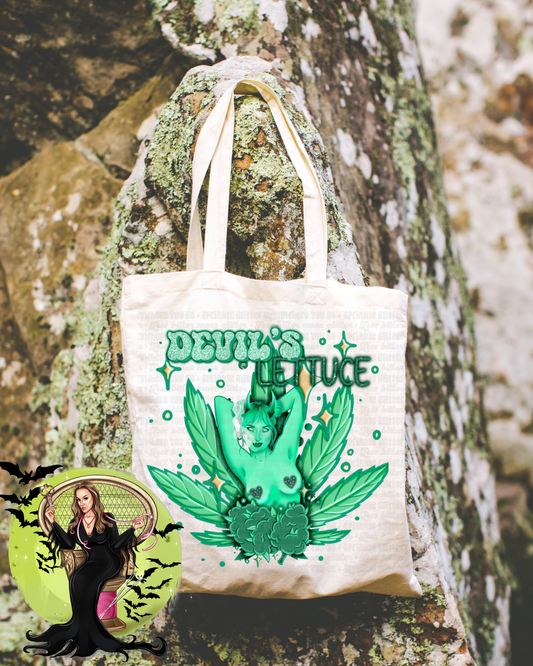 D Lettuce Canvas Tote