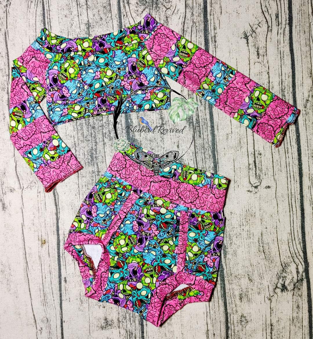 Made-To-Order Crop and Bummies Set